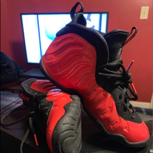 habanero red foamposite grade school